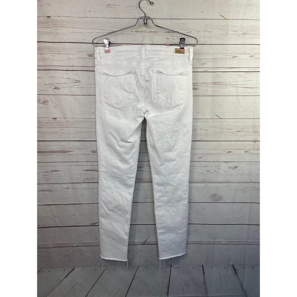 PAIGE Skinny Verdugo Ankle Jeans White 27 - Picture 5 of 10
